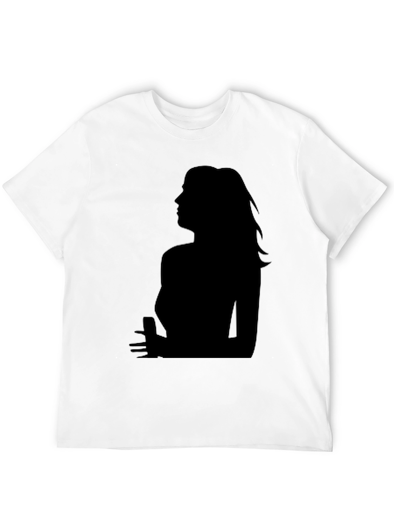 Silhouette Graphic Tee - Sleek Black T-Shirt