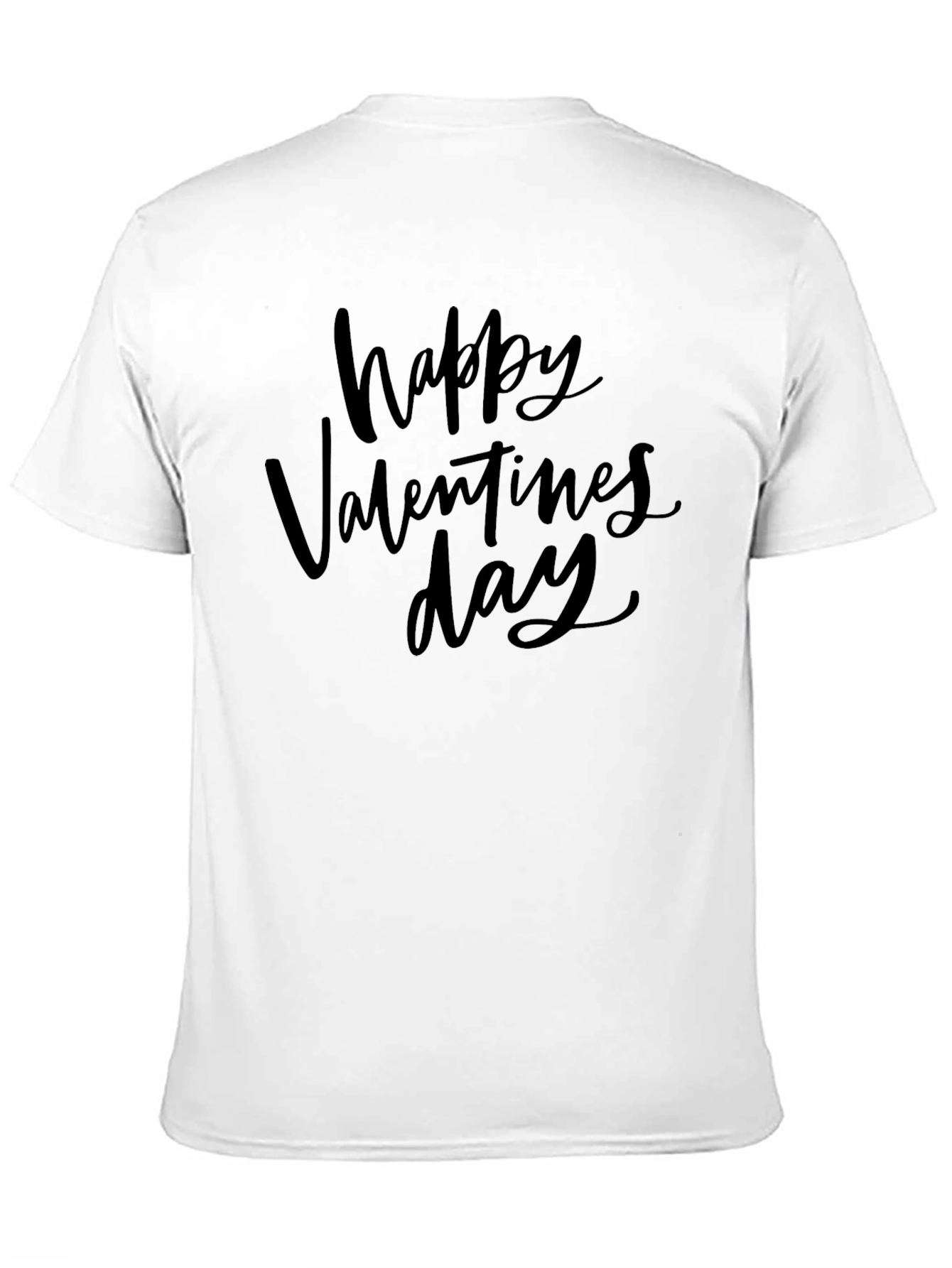 Happy Valentines Day Black T-Shirt