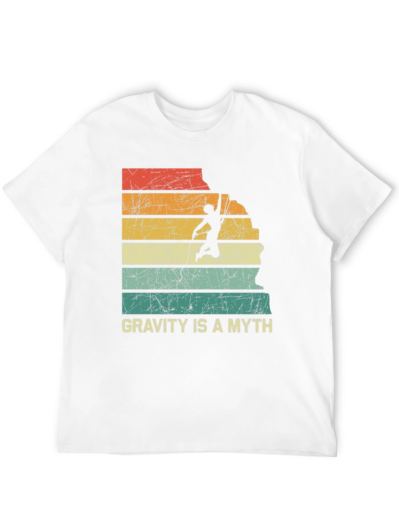 Gravity Is A Myth Rock Climbing T-Shirt