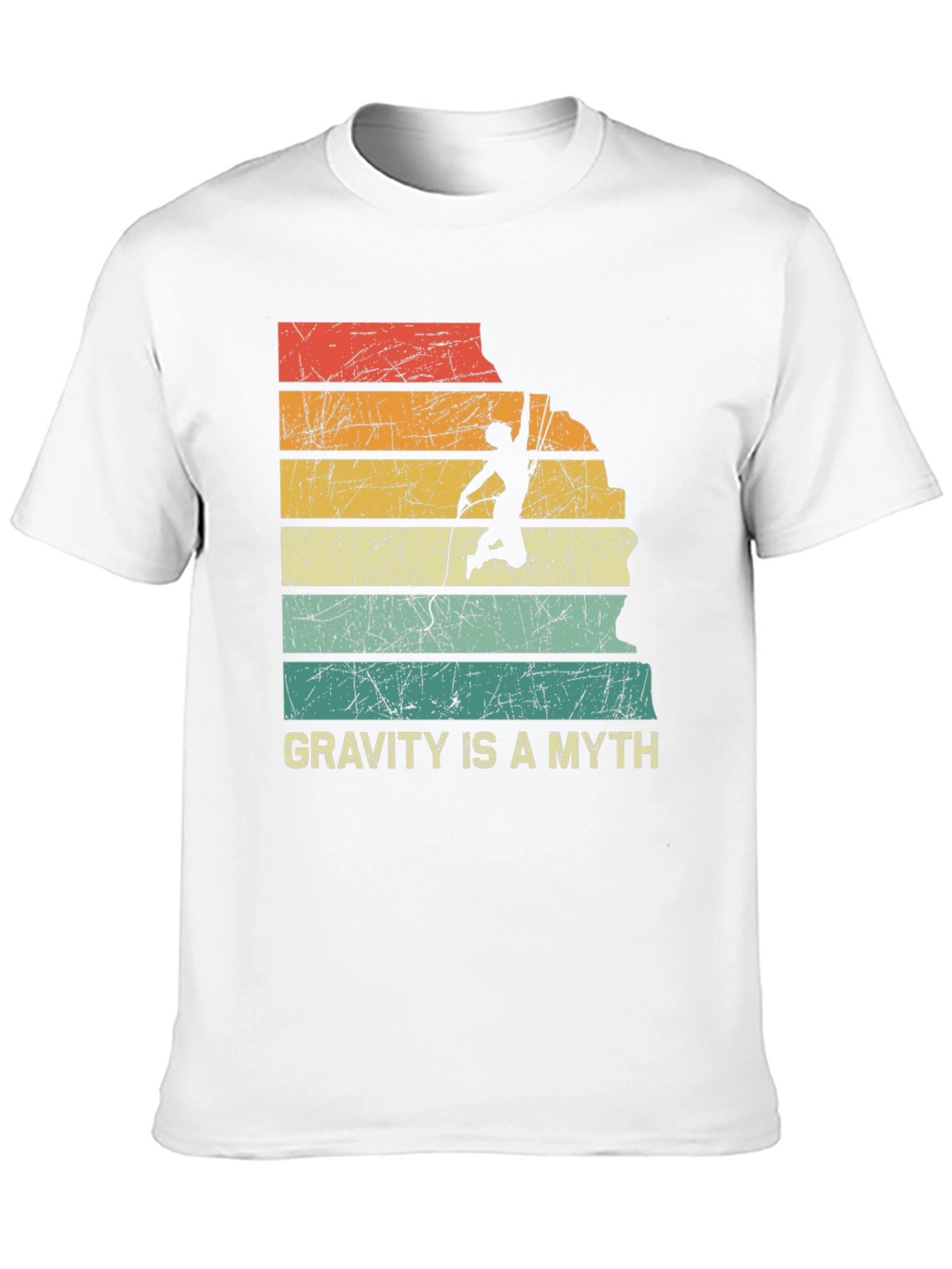 Gravity Is A Myth Rock Climbing T-Shirt