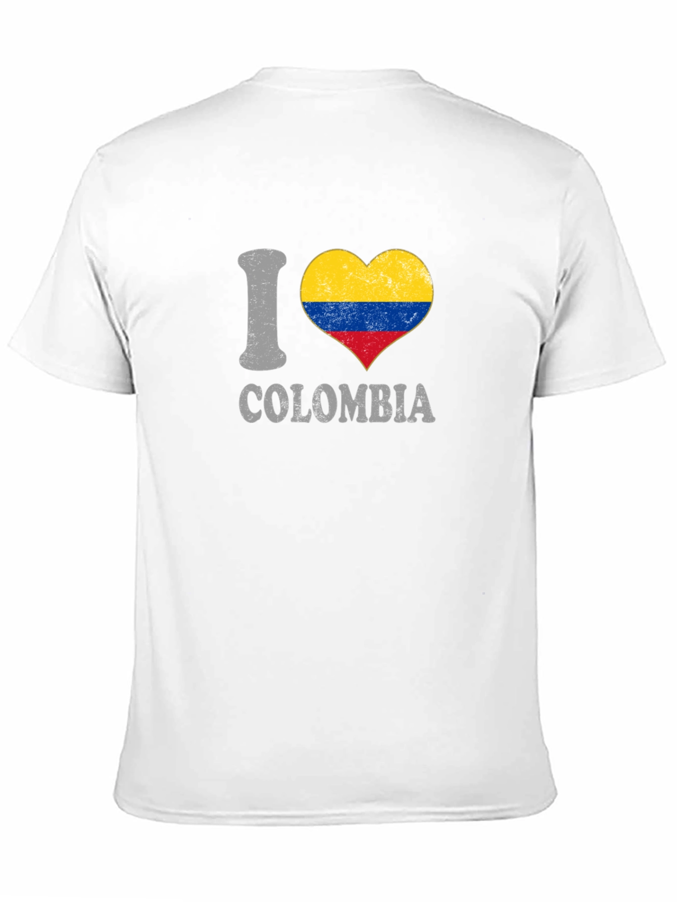 I Love Colombia Heart Flag T-Shirt