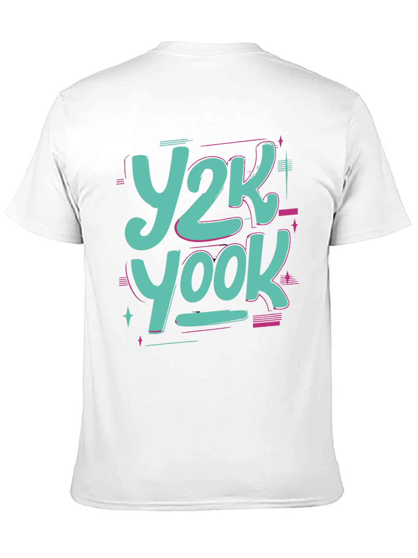 Y2K Yook Graphic Tee - Retro Style Black T-Shirt