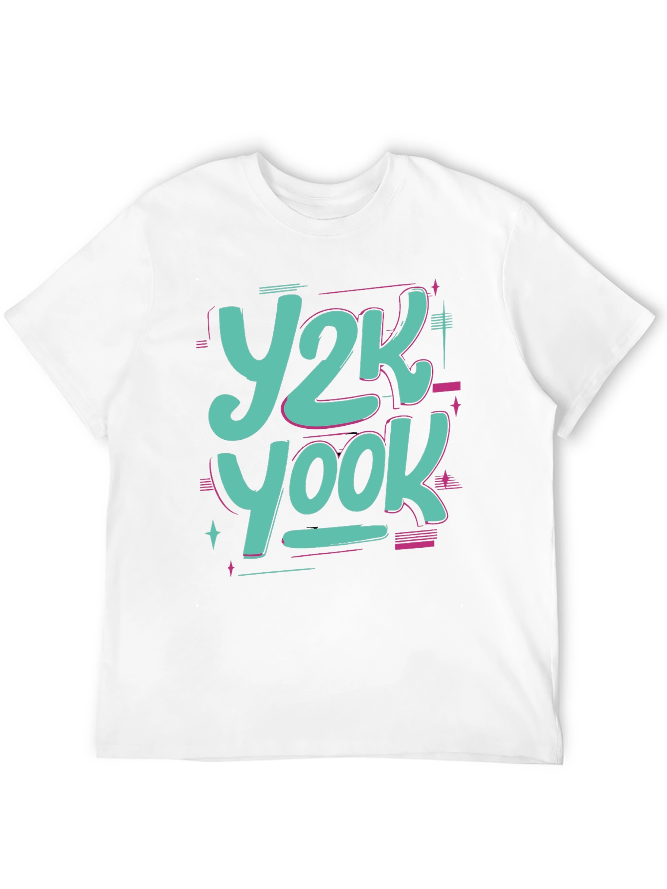 Y2K Yook Graphic Tee - Retro Style Black T-Shirt