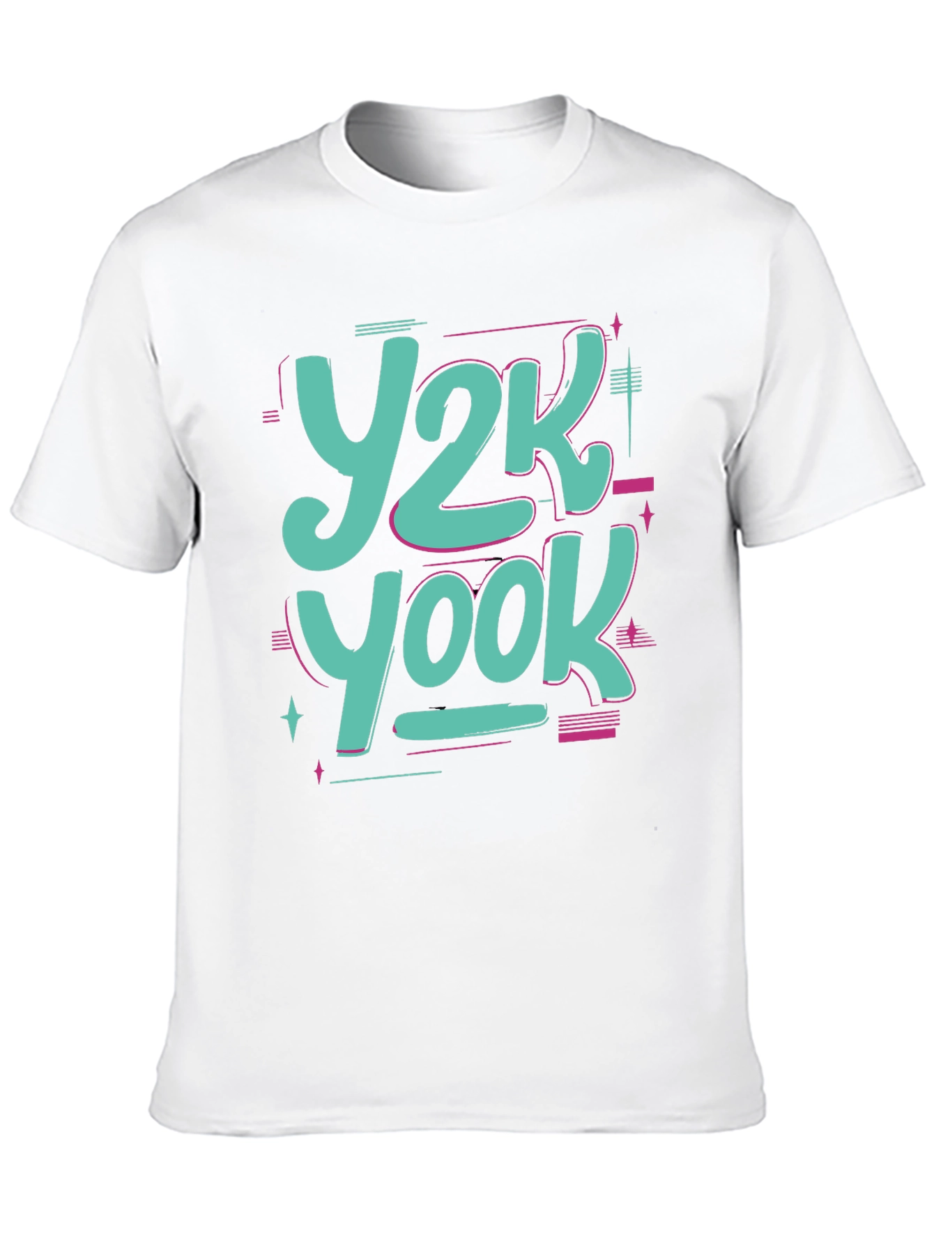 Y2K Yook Graphic Tee - Retro Style Black T-Shirt