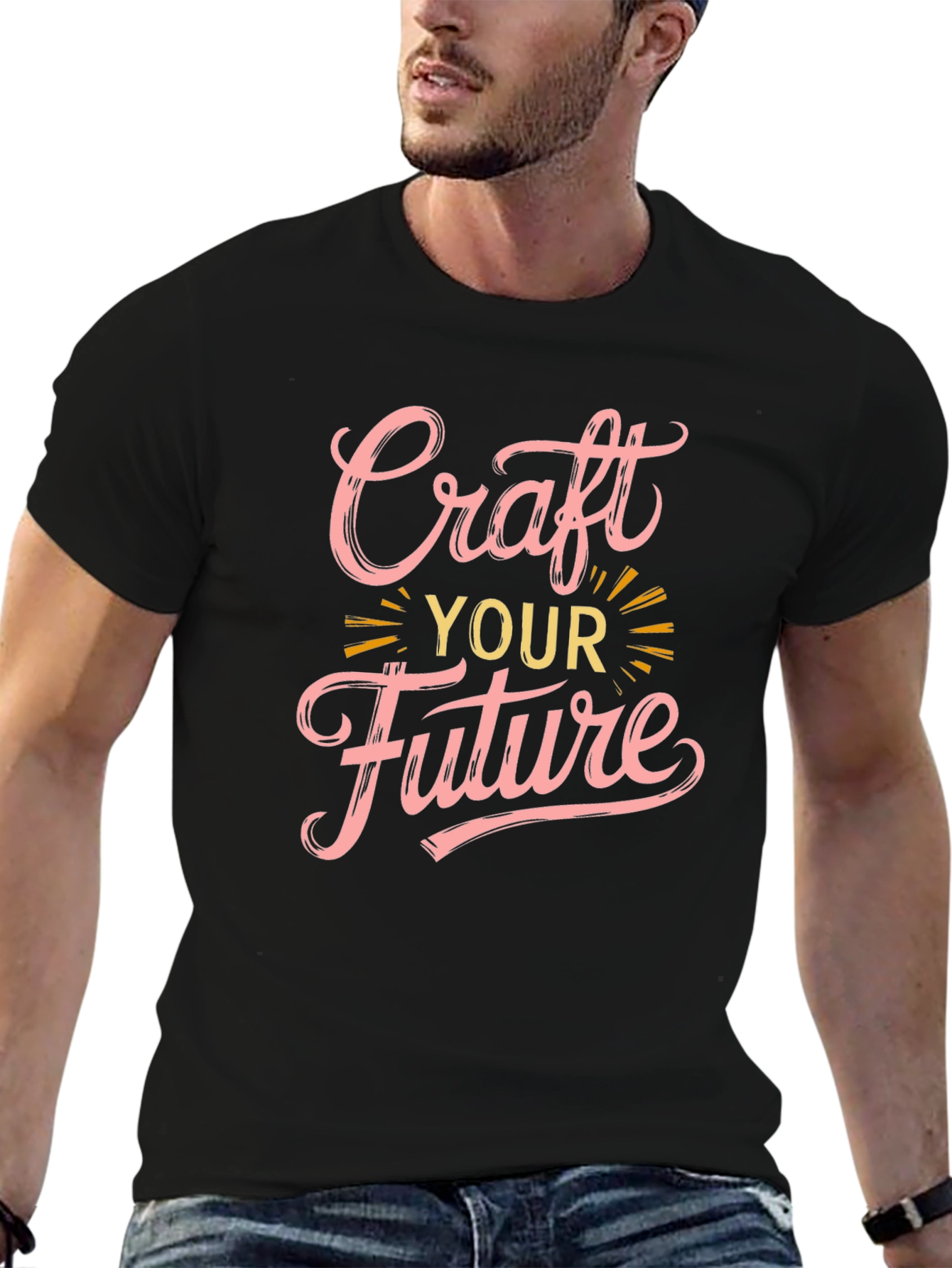 Craft Your Future Graphic Tee - Black