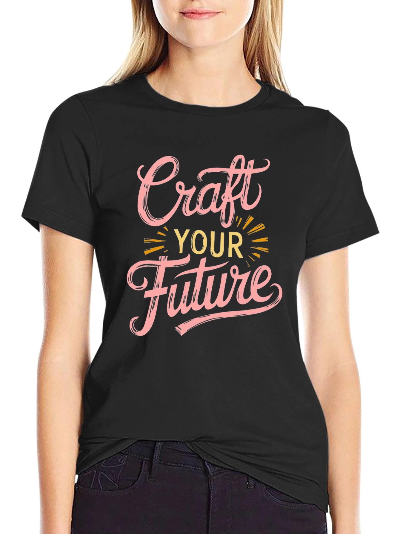 Craft Your Future Graphic Tee - Black