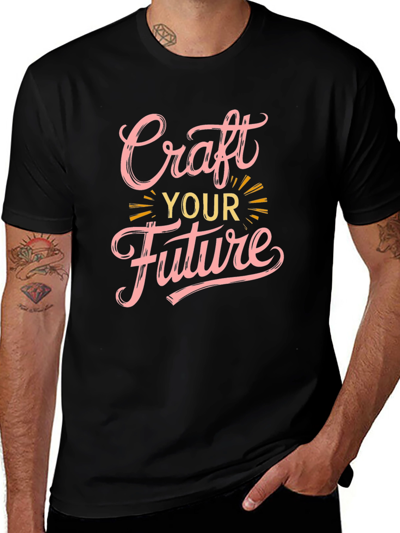 Craft Your Future Graphic Tee - Black