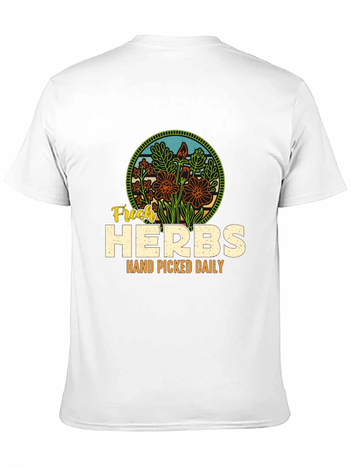 Fresh Herbs Graphic Tee - Hand Picked Daily