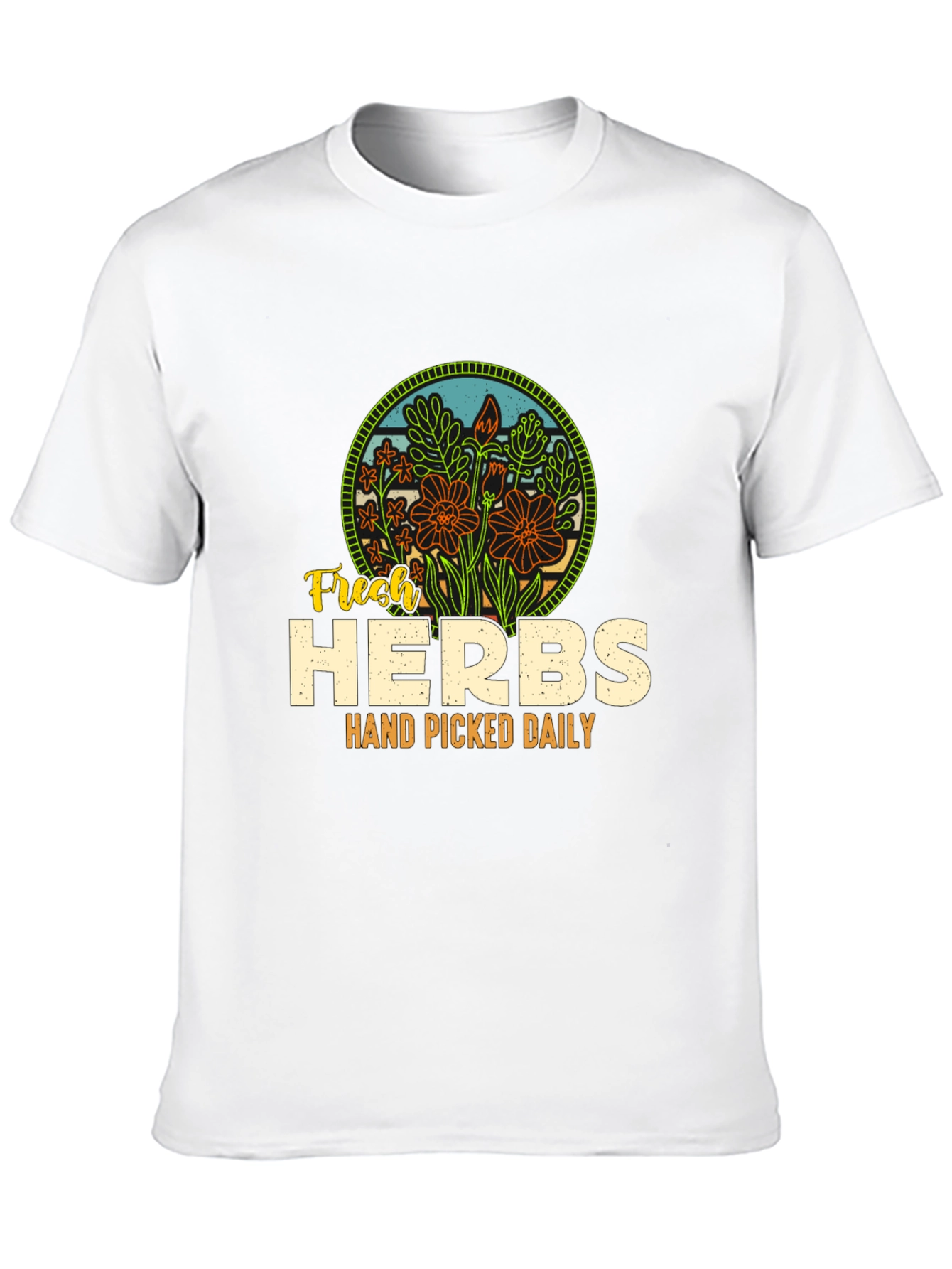 Fresh Herbs Graphic Tee - Hand Picked Daily