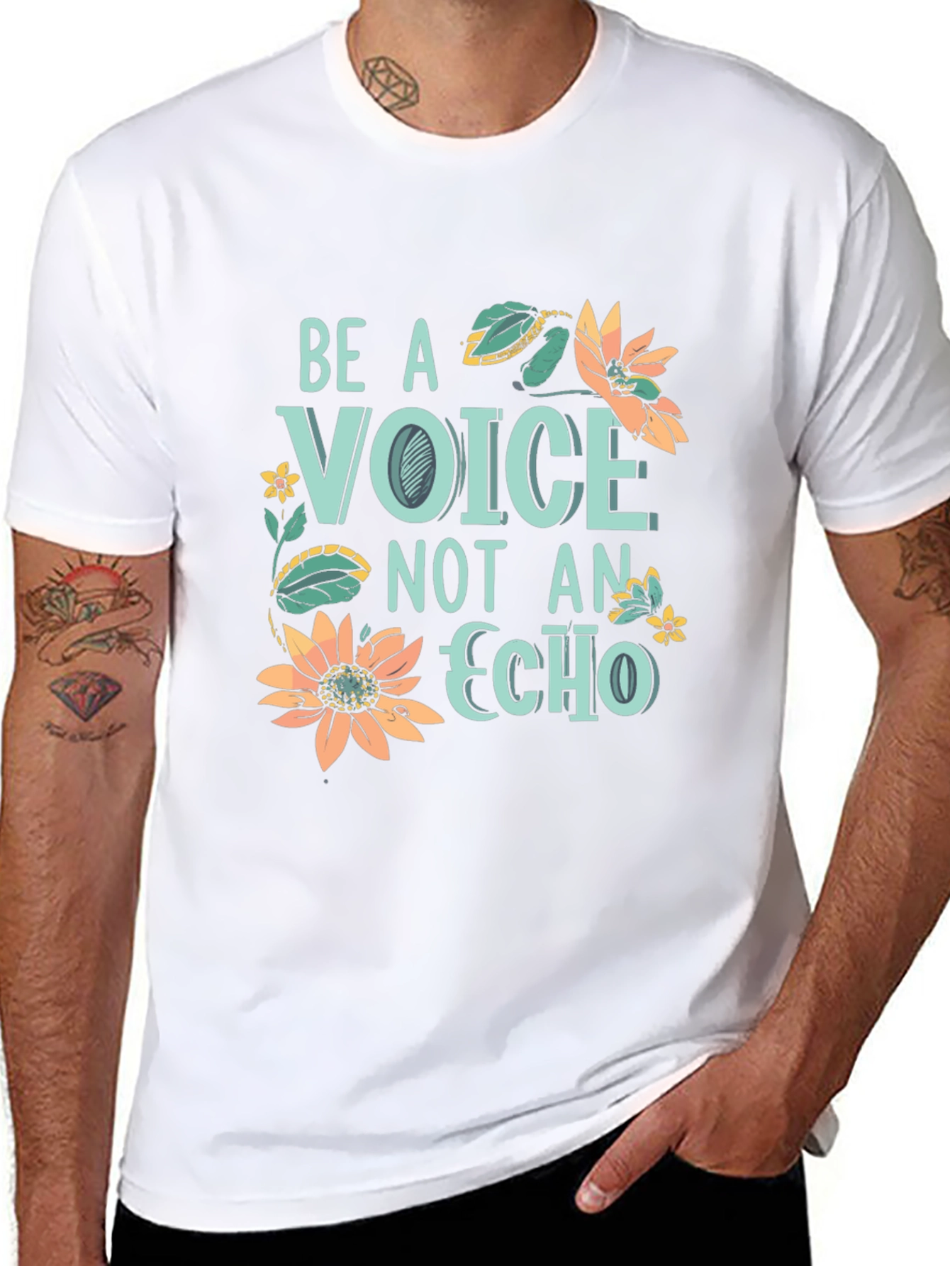 Be a Voice Not an Echo Graphic Tee