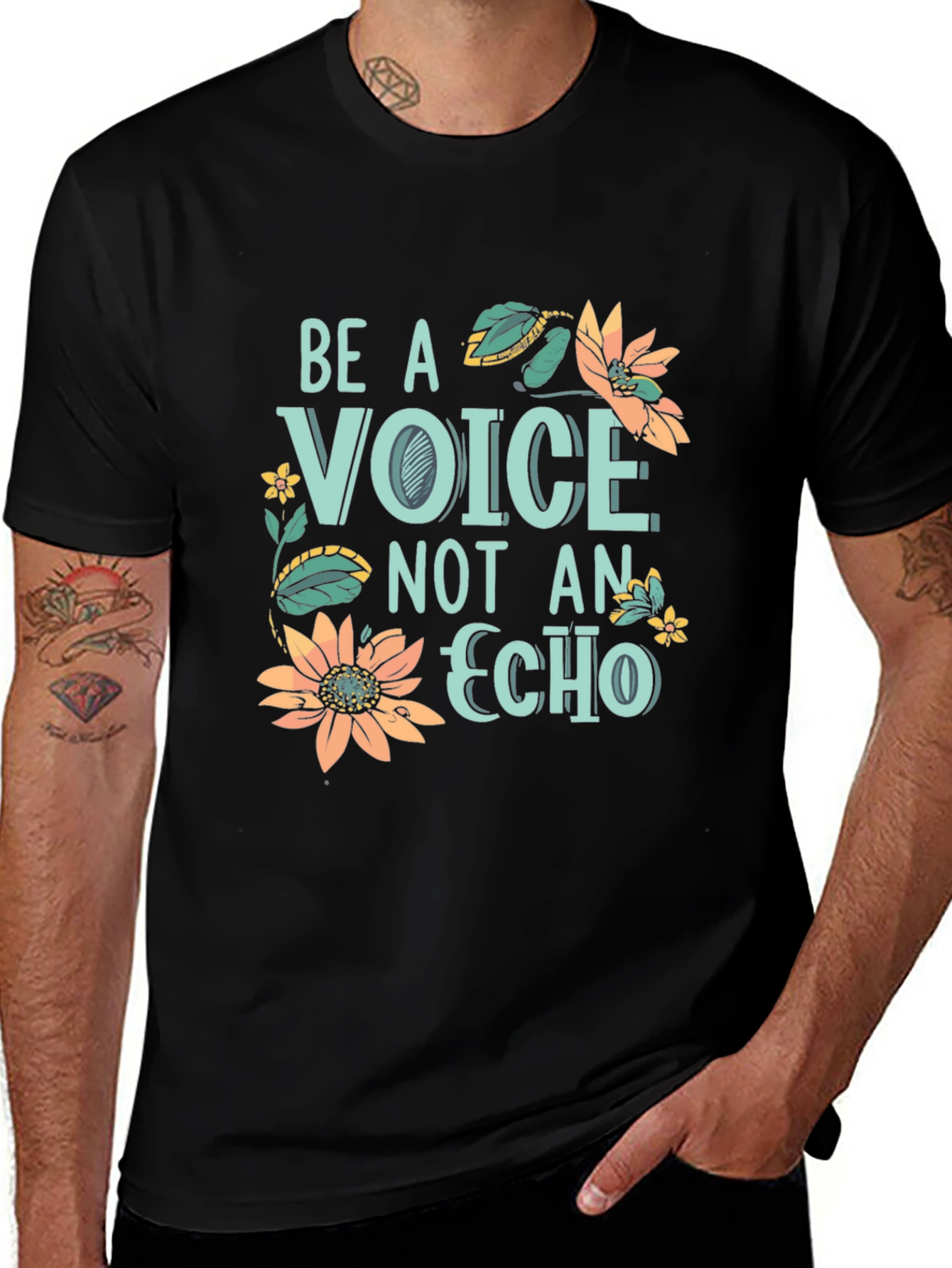 Be a Voice Not an Echo Graphic Tee