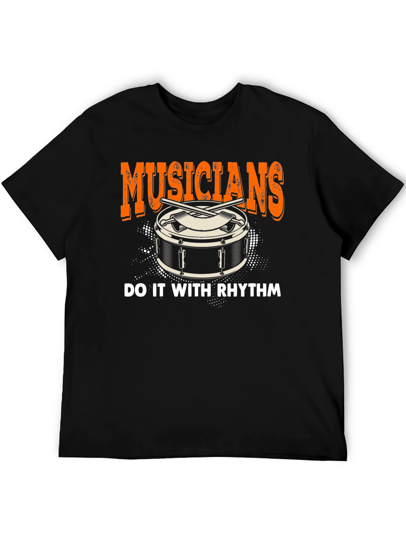 Musician Drum T-Shirt - Do It With Rhythm