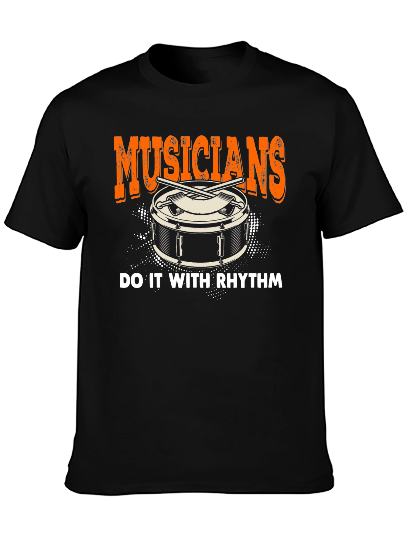 Musician Drum T-Shirt - Do It With Rhythm