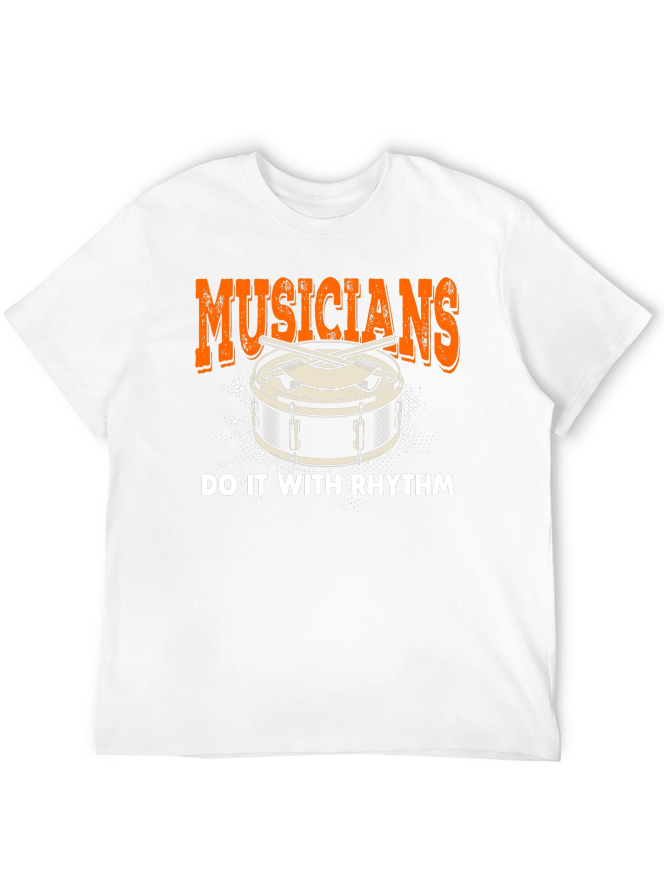 Musician Drum T-Shirt - Do It With Rhythm