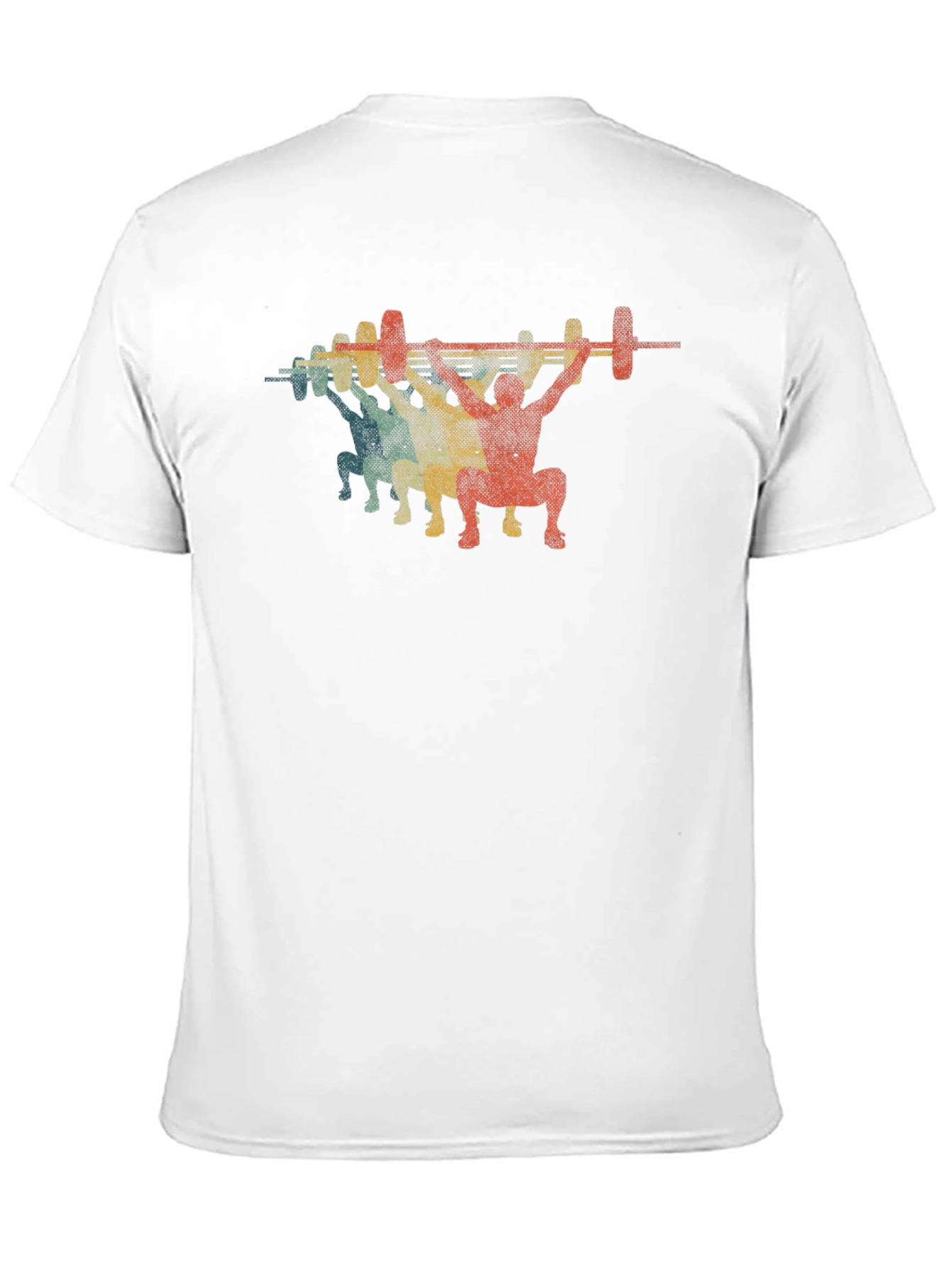 Retro Weightlifting T-Shirt - Black