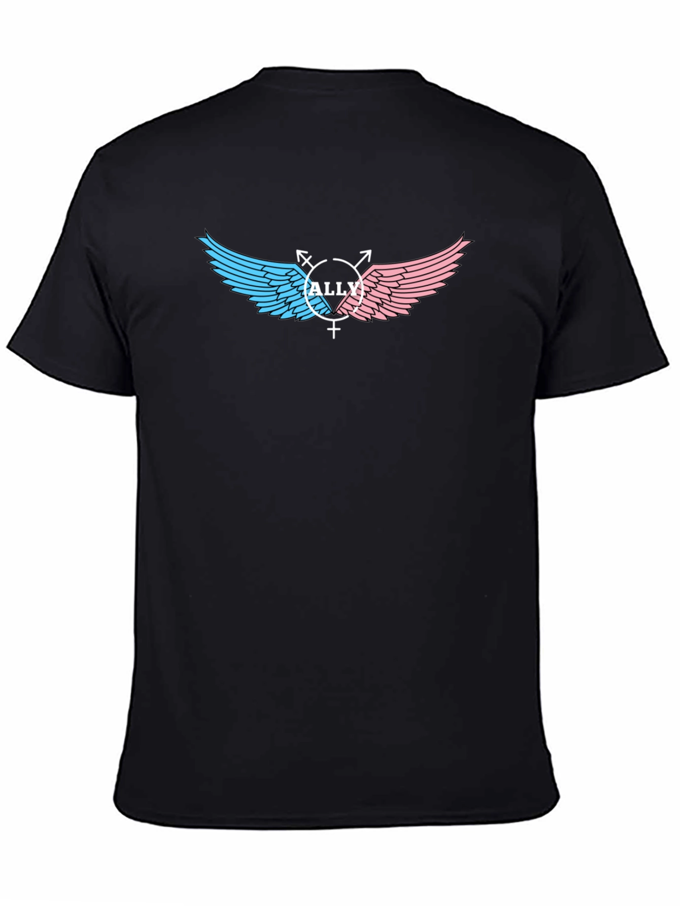 LGBTQ+ Ally Winged Pride T-Shirt
