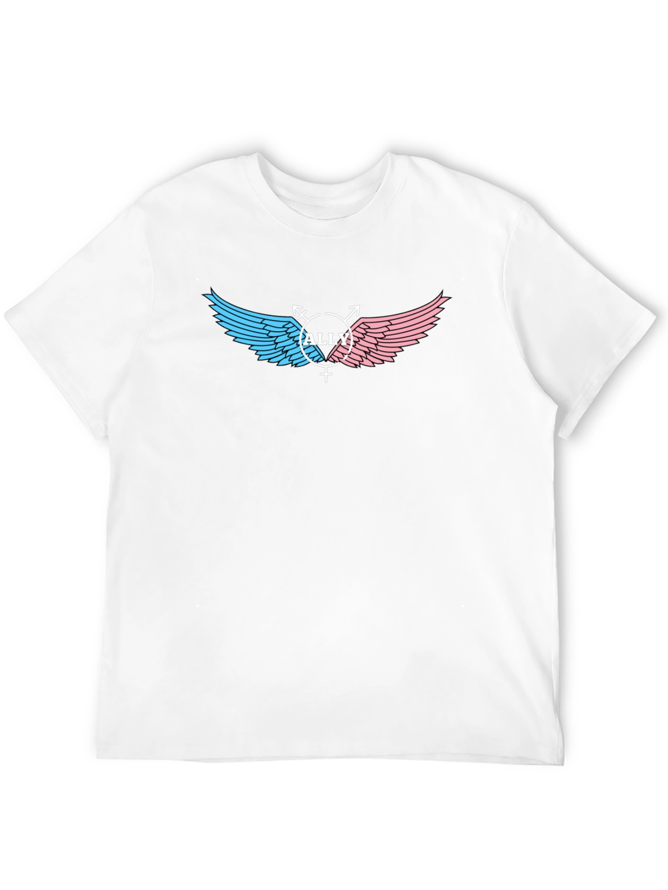 LGBTQ+ Ally Winged Pride T-Shirt