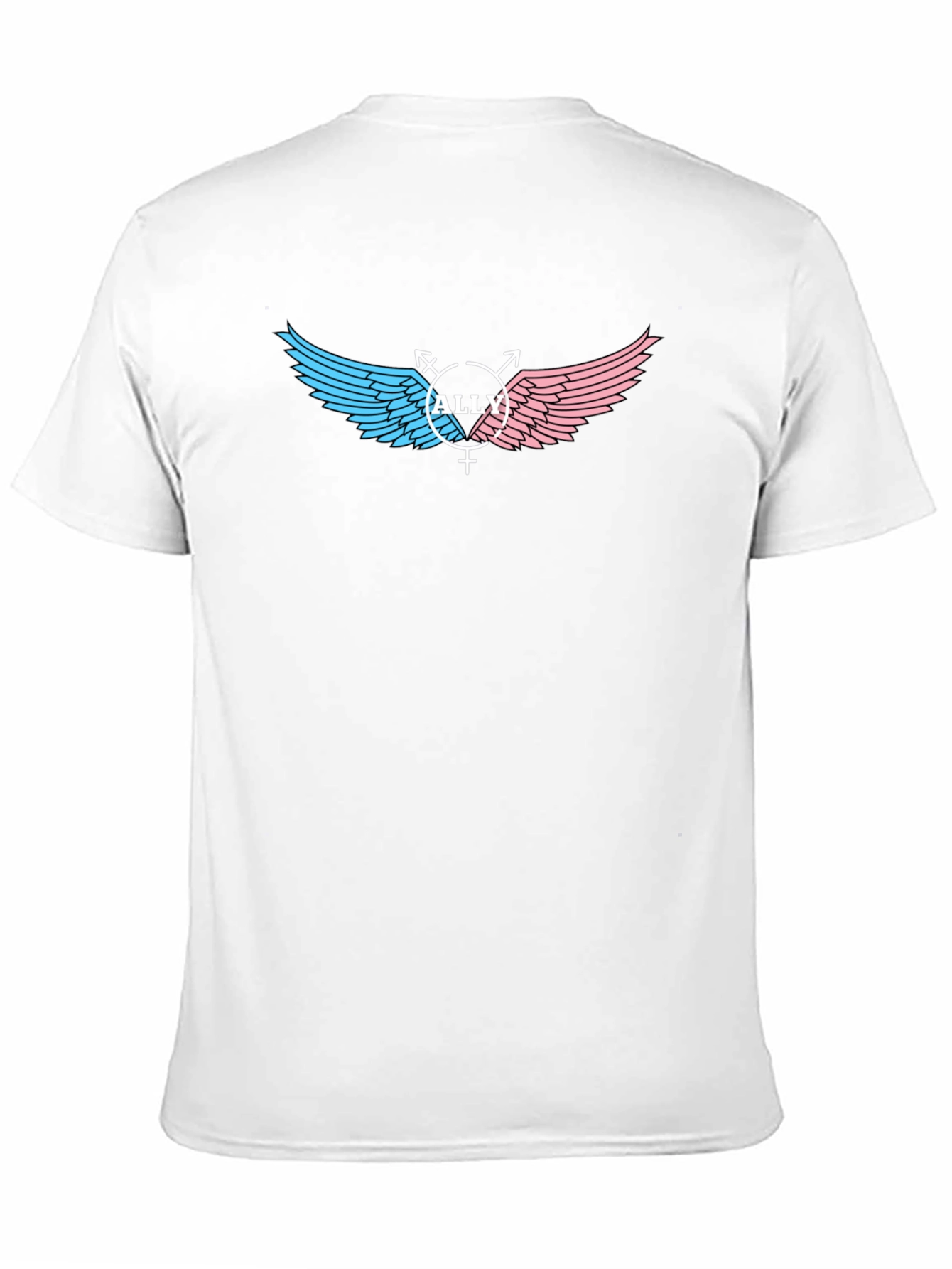 LGBTQ+ Ally Winged Pride T-Shirt