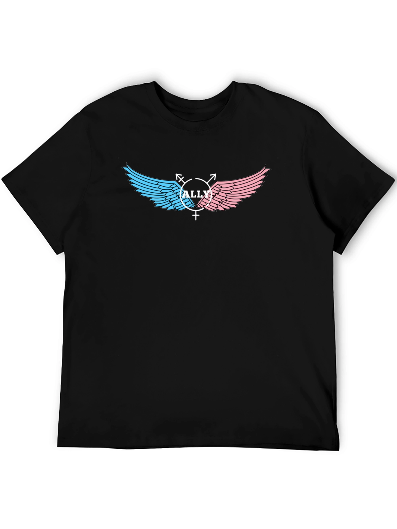 LGBTQ+ Ally Winged Pride T-Shirt