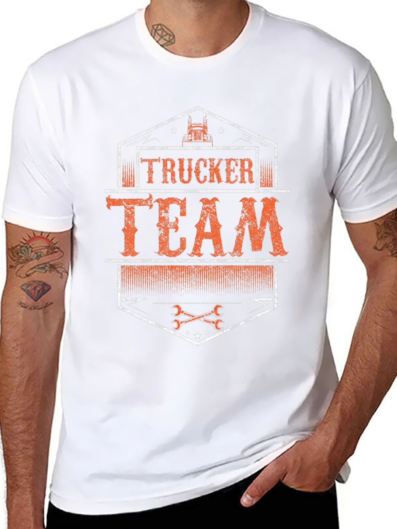 Trucker Team Graphic T-Shirt - Classic Trucker Apparel
