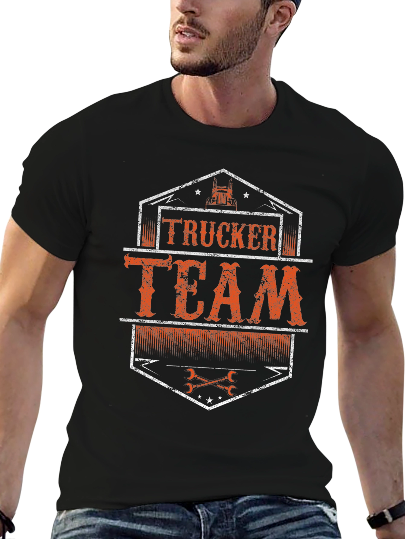 Trucker Team Graphic T-Shirt - Classic Trucker Apparel