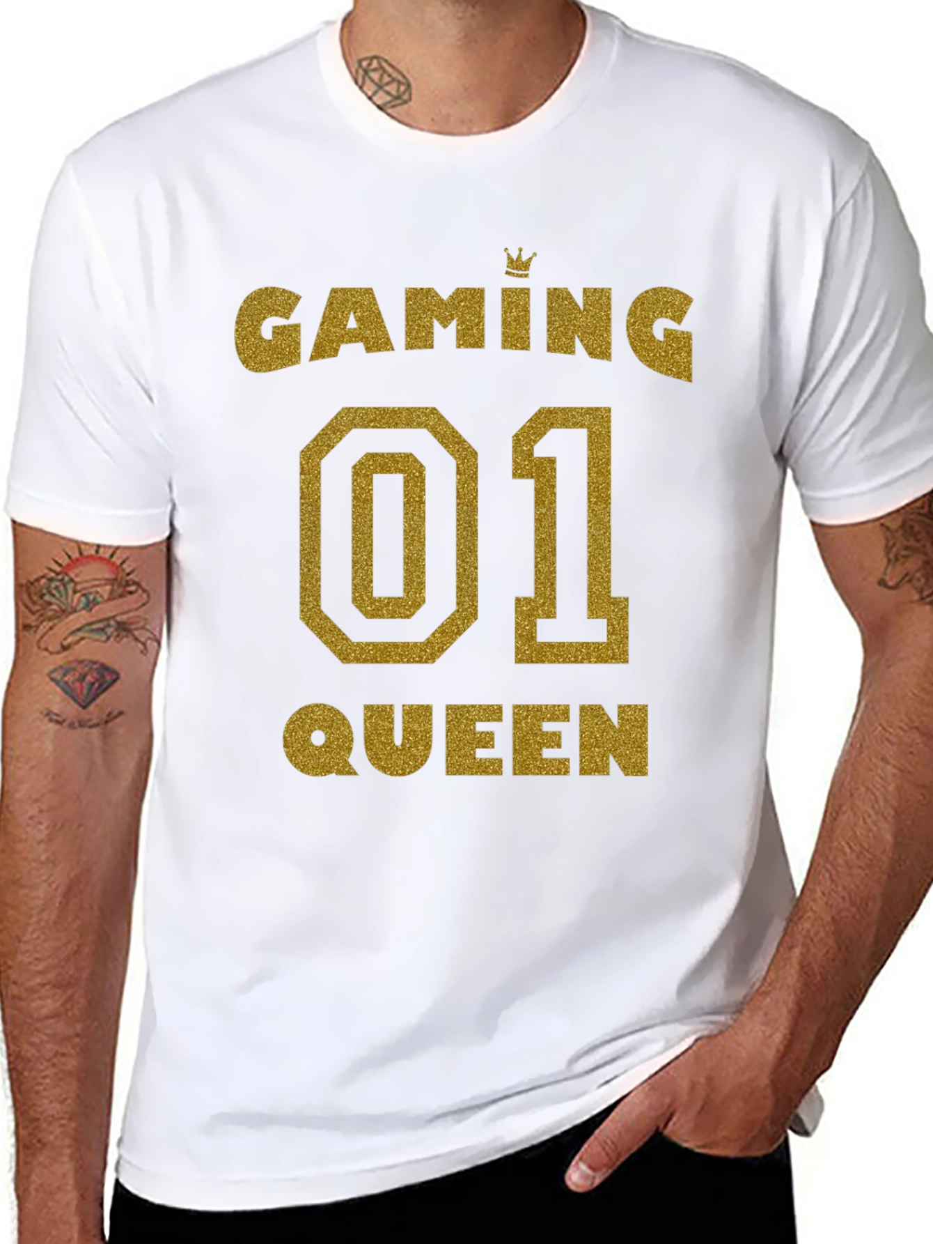 Gaming Queen 01 T-Shirt - Black