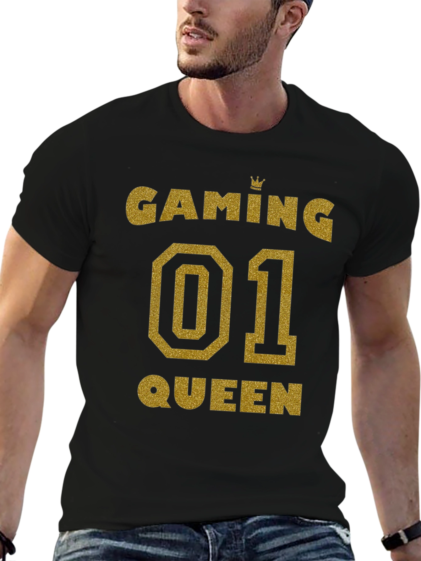 Gaming Queen 01 T-Shirt - Black