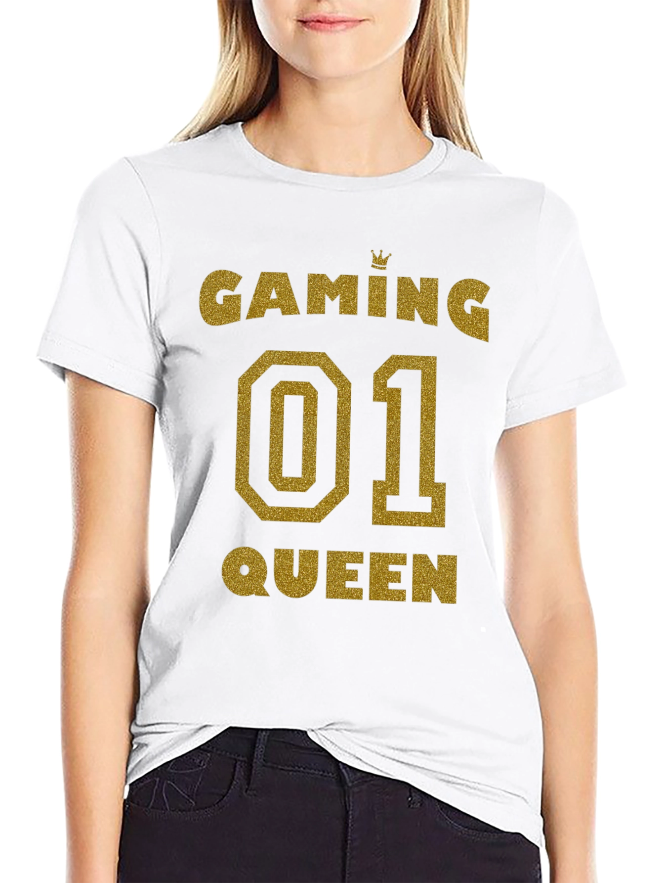 Gaming Queen 01 T-Shirt - Black