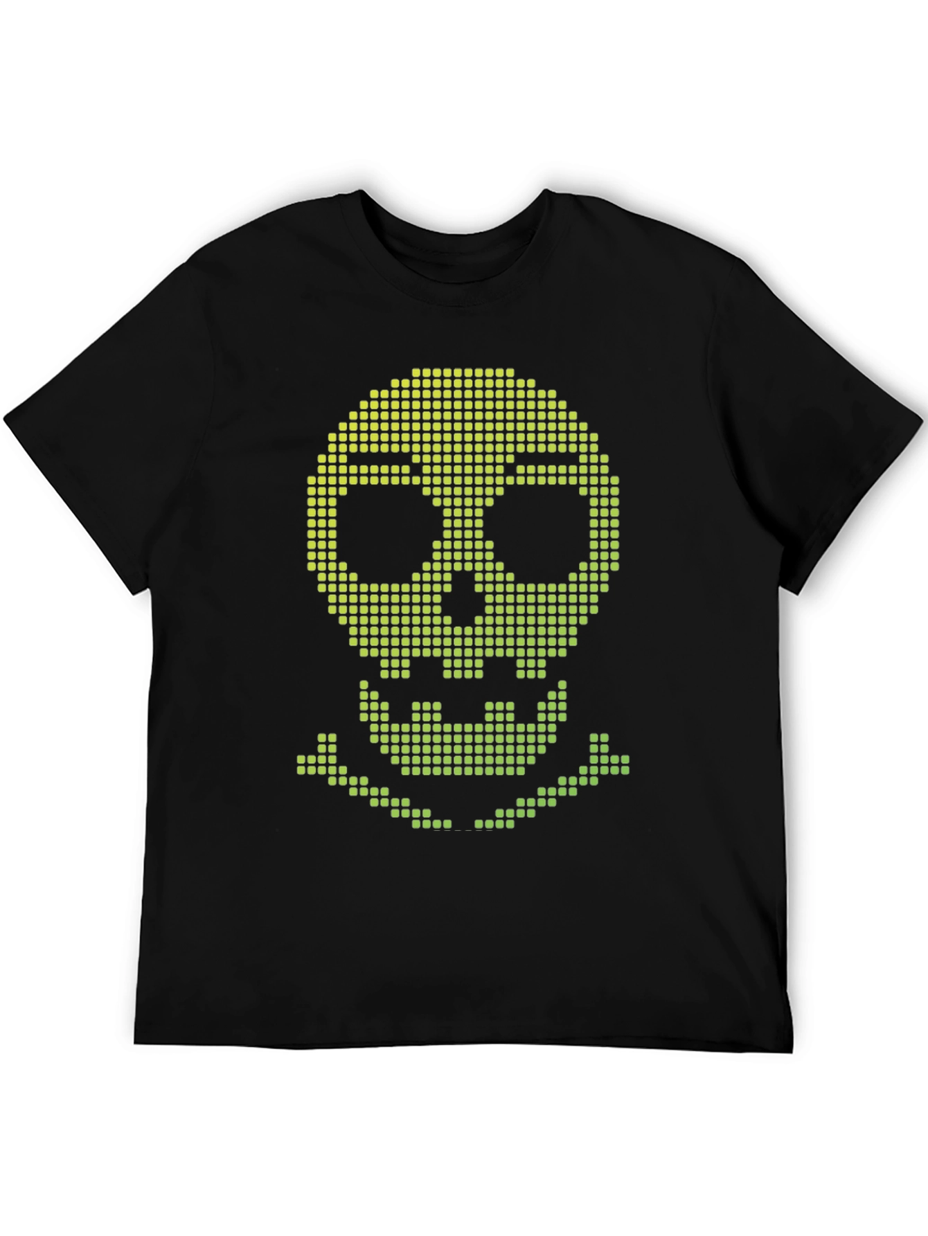 Pixel Skull Black T-Shirt