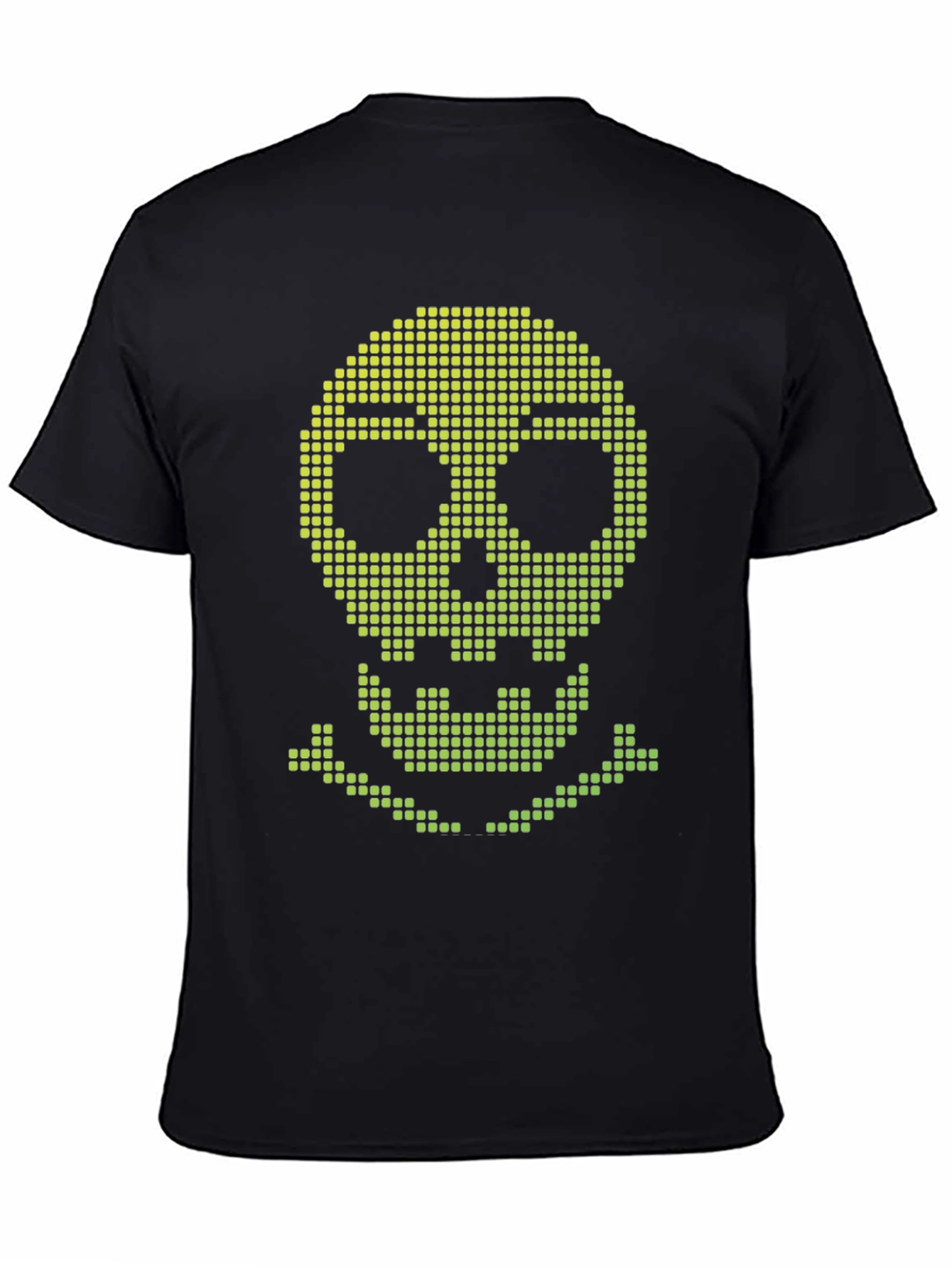 Pixel Skull Black T-Shirt