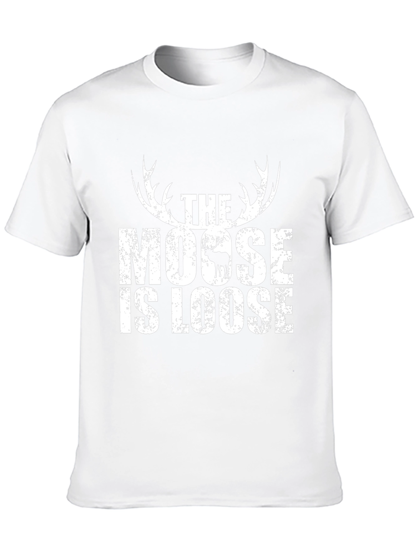 The Moose is Loose Mens Black Graphic Tee