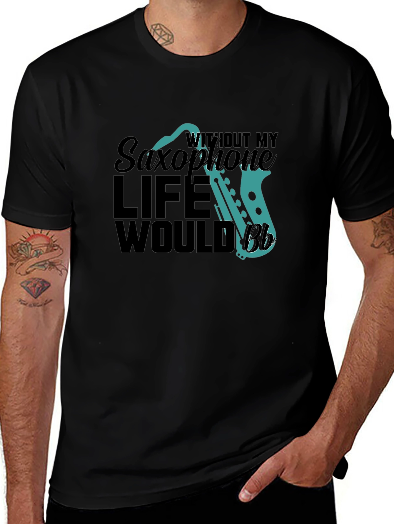 Saxophone Lovers T-Shirt - Musical Life Apparel