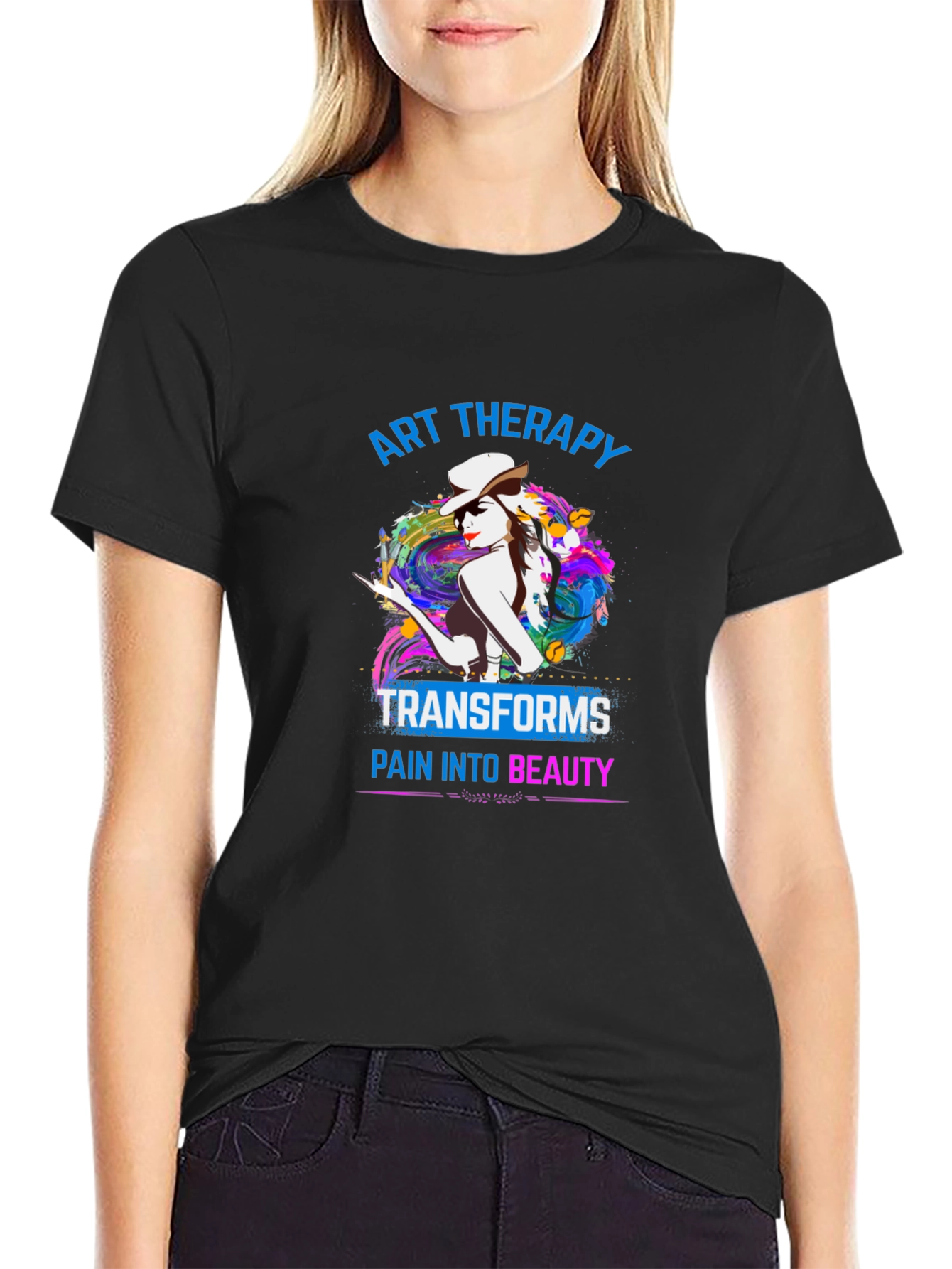 Art Therapy T-Shirt: Transforms Pain into Beauty