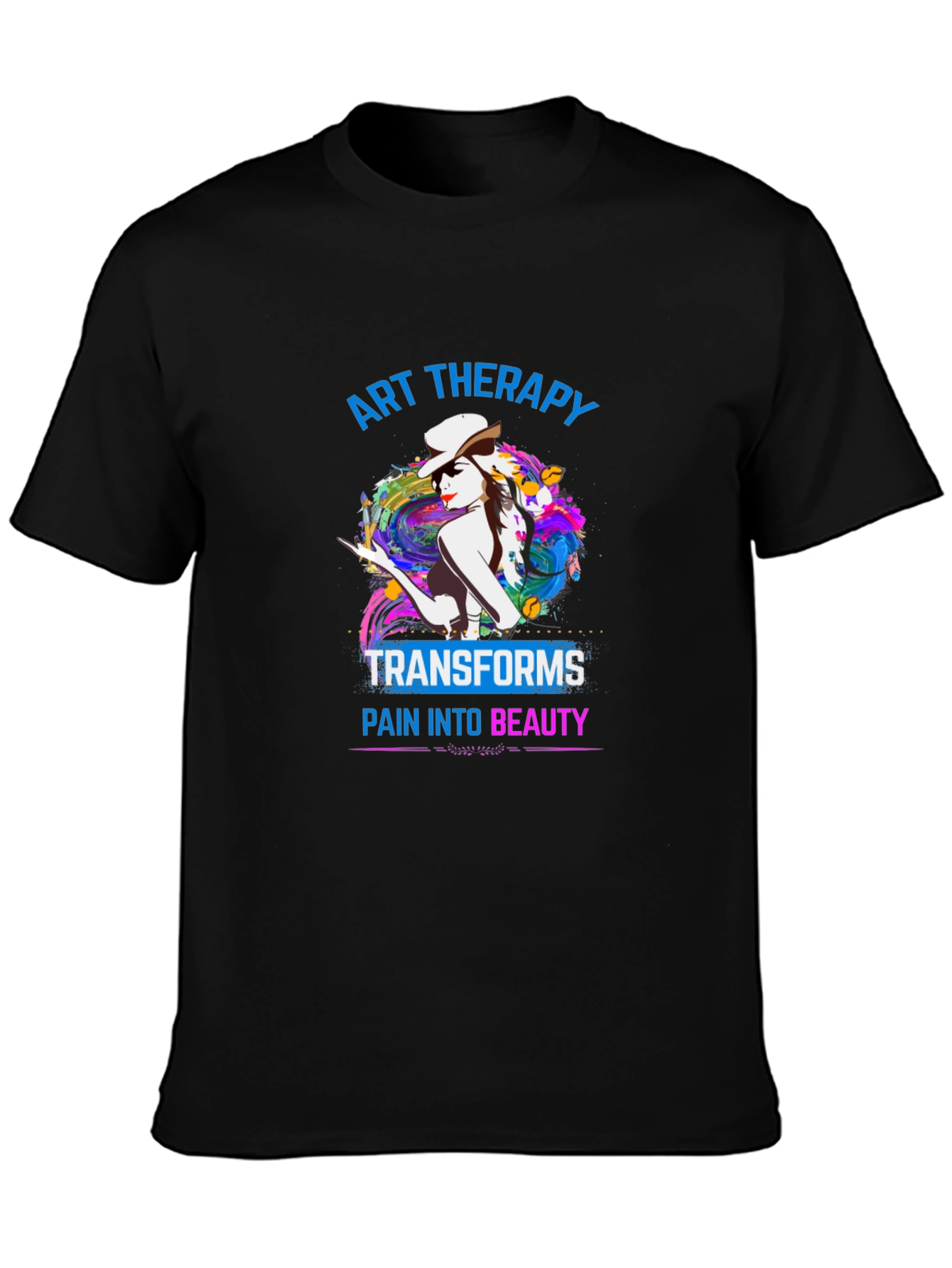 Art Therapy T-Shirt: Transforms Pain into Beauty