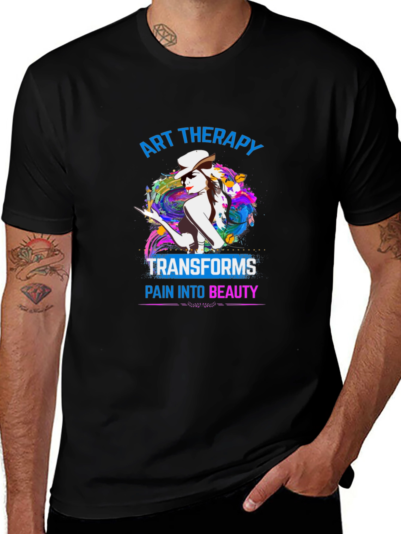 Art Therapy T-Shirt: Transforms Pain into Beauty