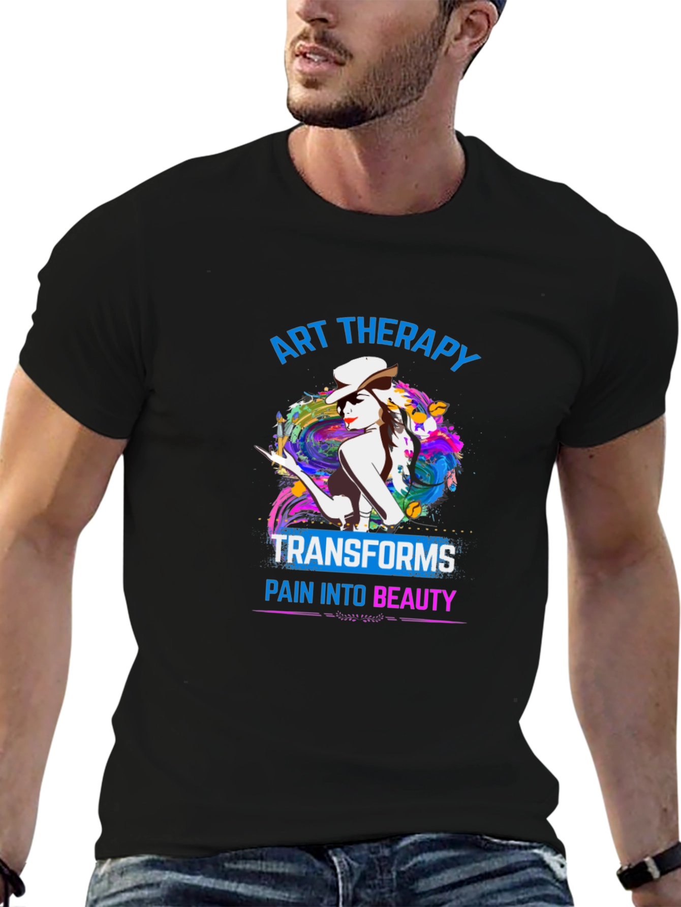 Art Therapy T-Shirt: Transforms Pain into Beauty