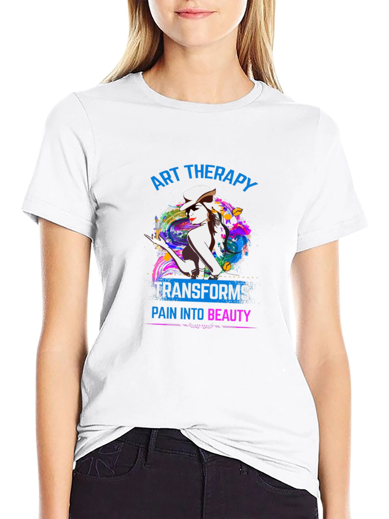 Art Therapy T-Shirt: Transforms Pain into Beauty