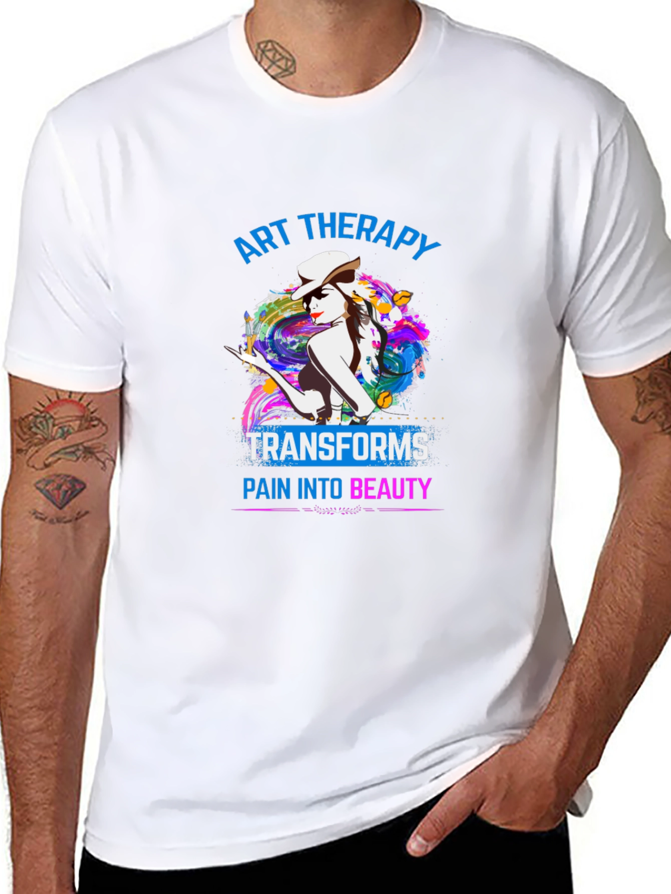 Art Therapy T-Shirt: Transforms Pain into Beauty