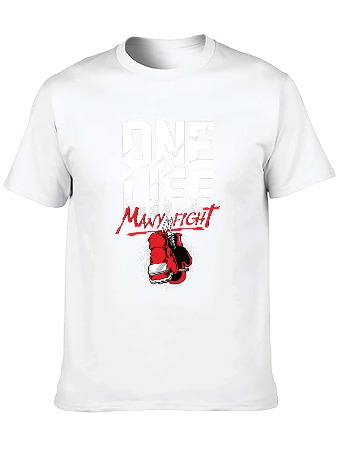 One Life Many Fights Graphic T-Shirt