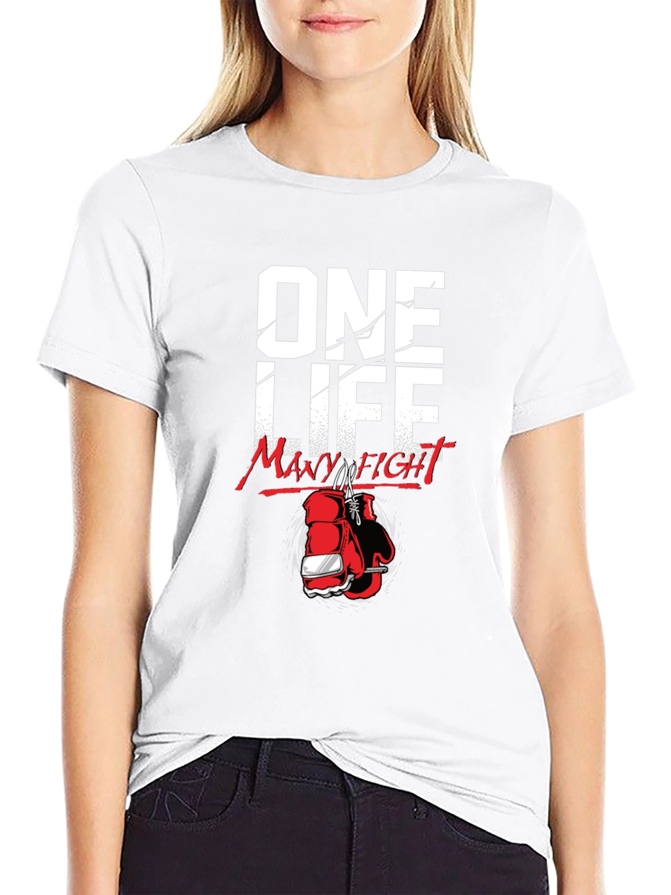 One Life Many Fights Graphic T-Shirt
