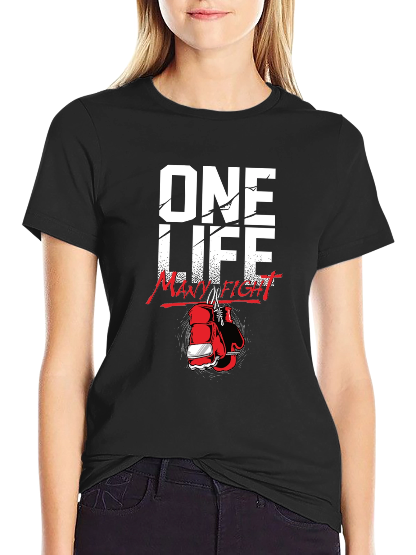 One Life Many Fights Graphic T-Shirt
