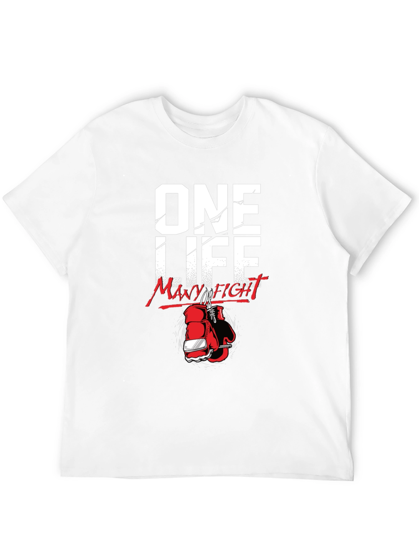 One Life Many Fights Graphic T-Shirt