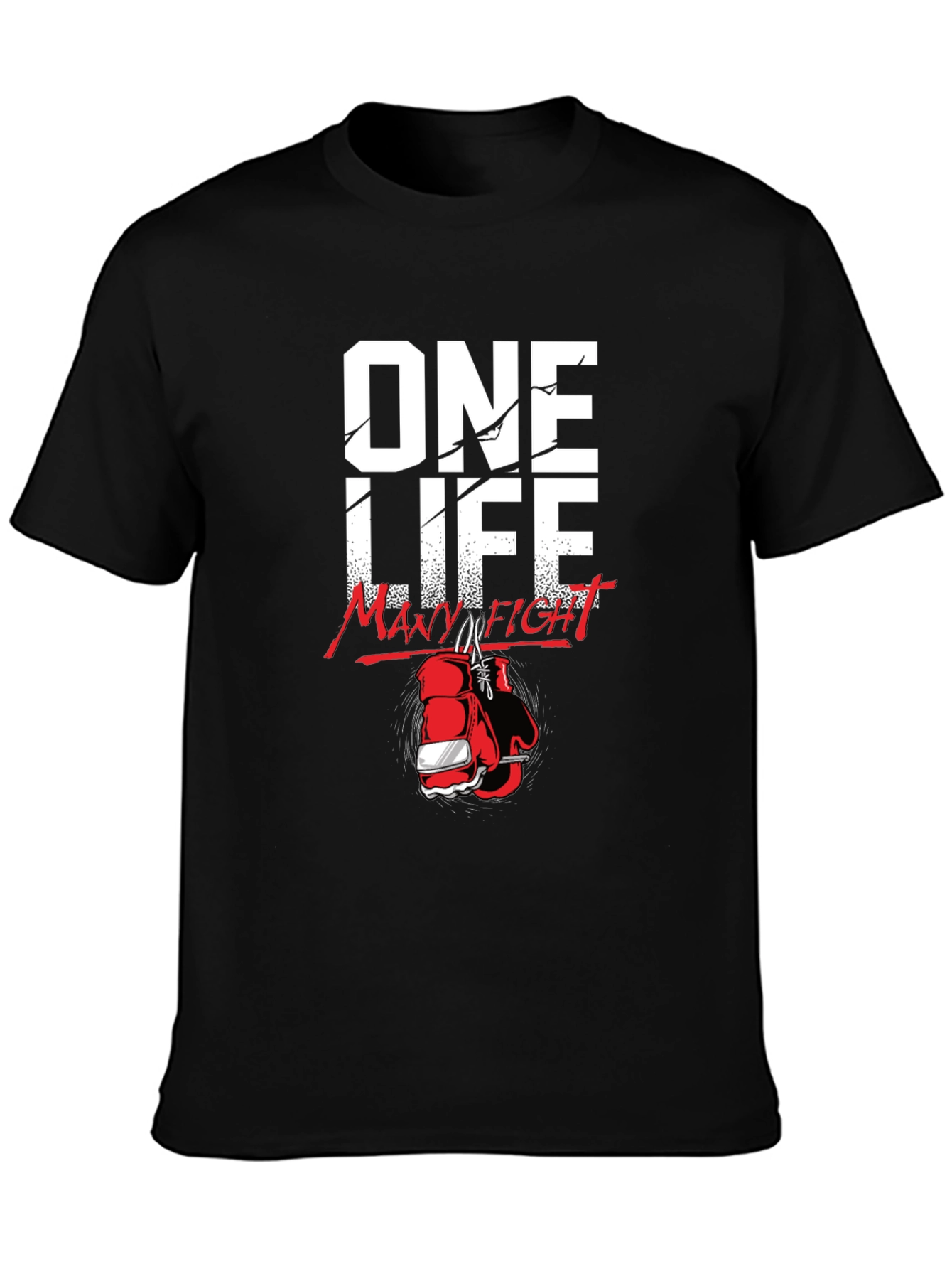 One Life Many Fights Graphic T-Shirt