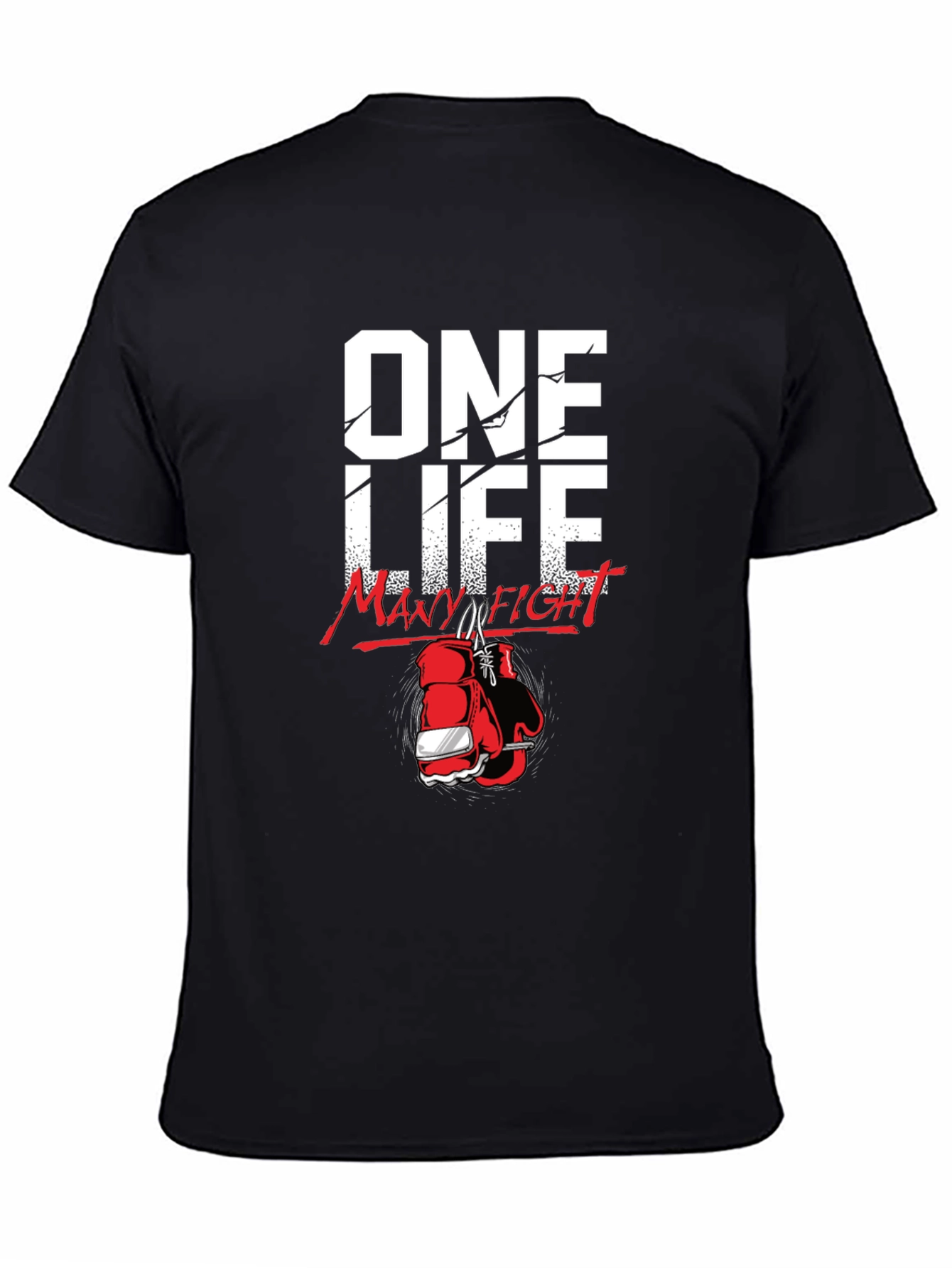 One Life Many Fights Graphic T-Shirt