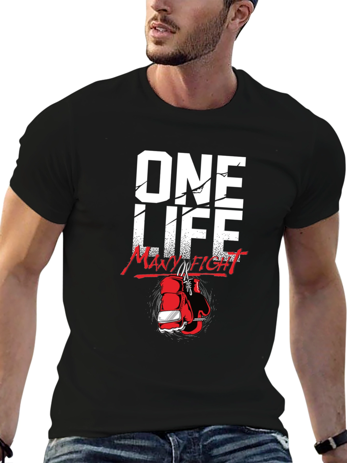 One Life Many Fights Graphic T-Shirt