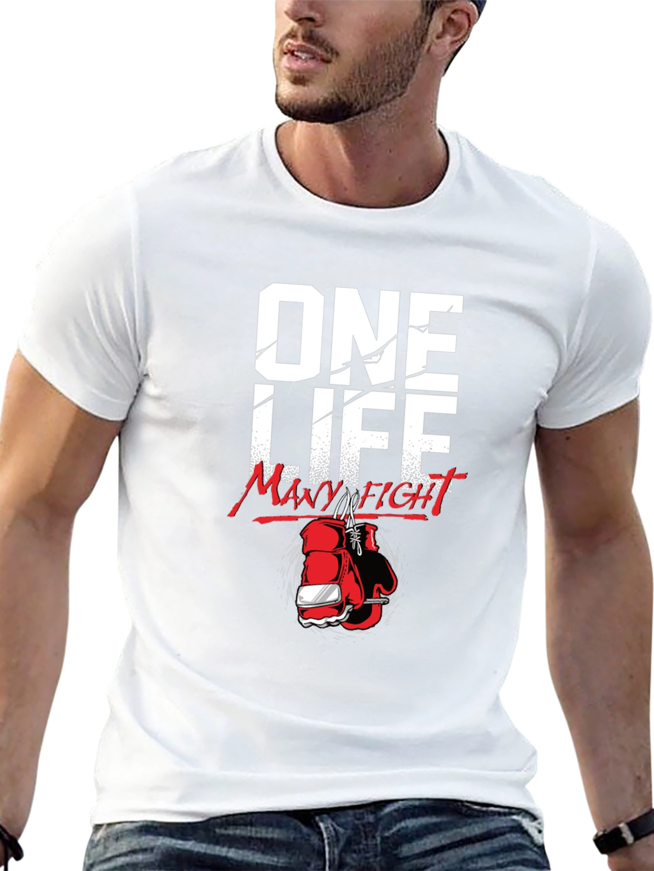 One Life Many Fights Graphic T-Shirt