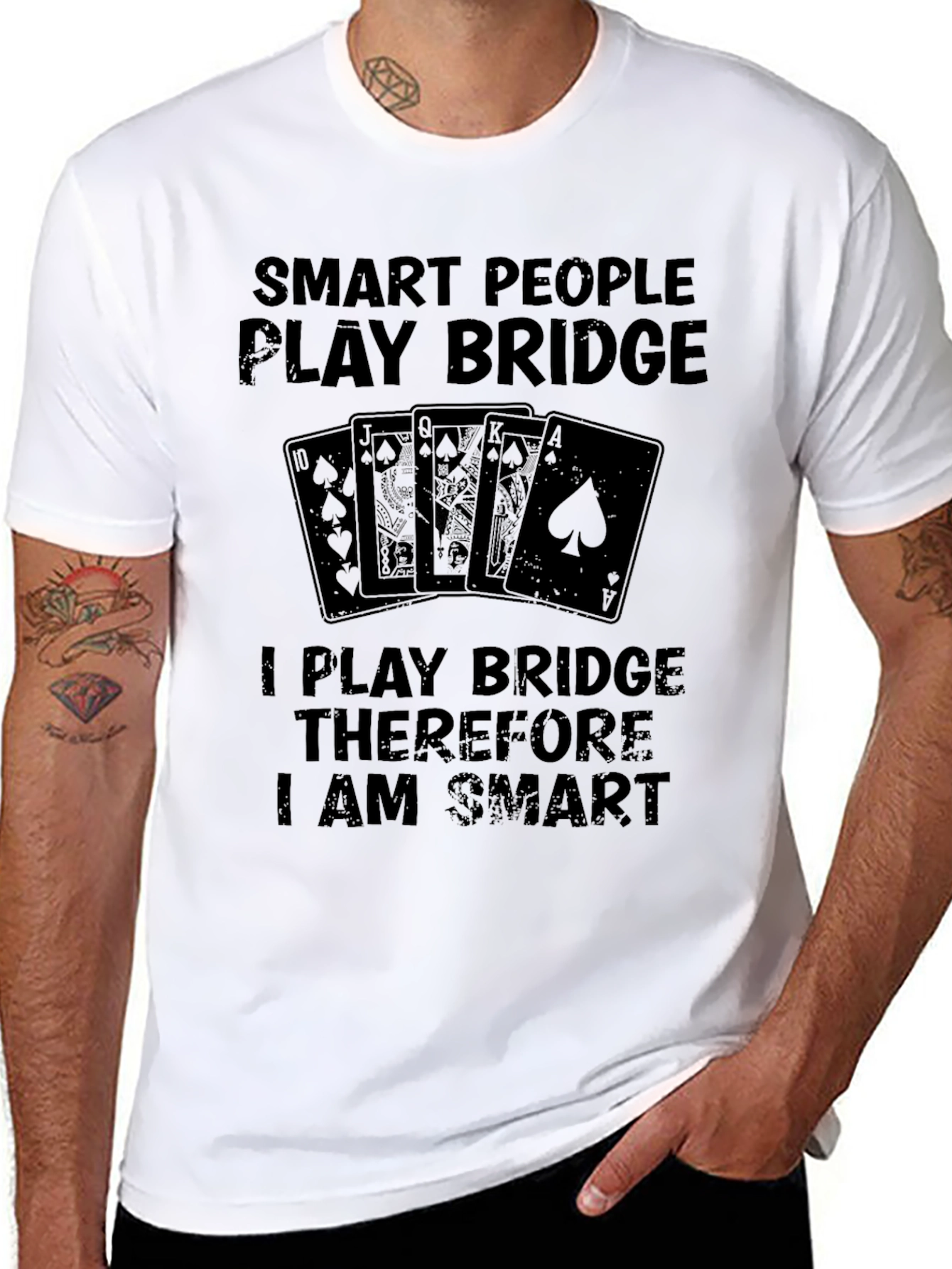 Smart People Play Bridge T-Shirt