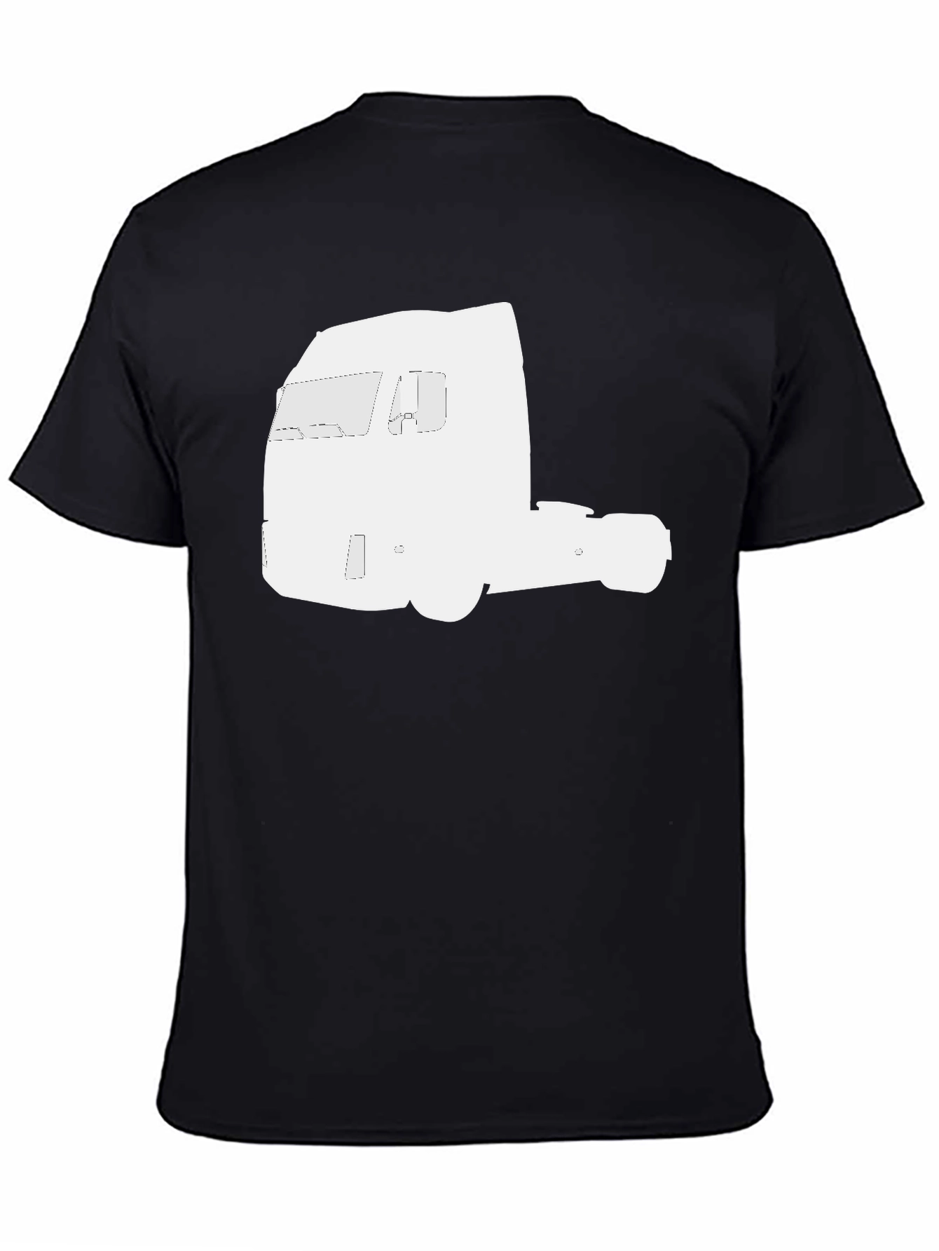 Truck Silhouette Graphic Tee - Black