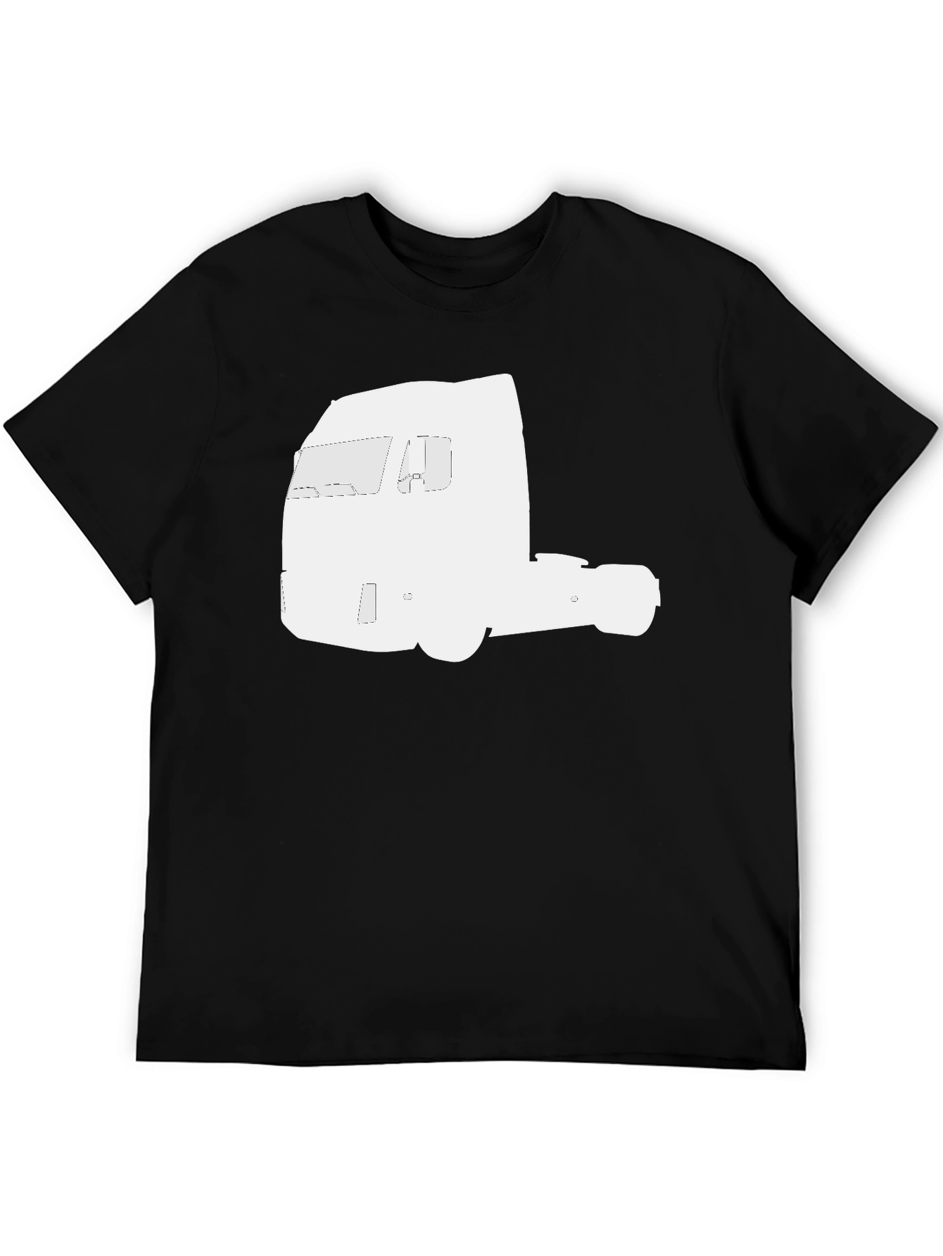 Truck Silhouette Graphic Tee - Black
