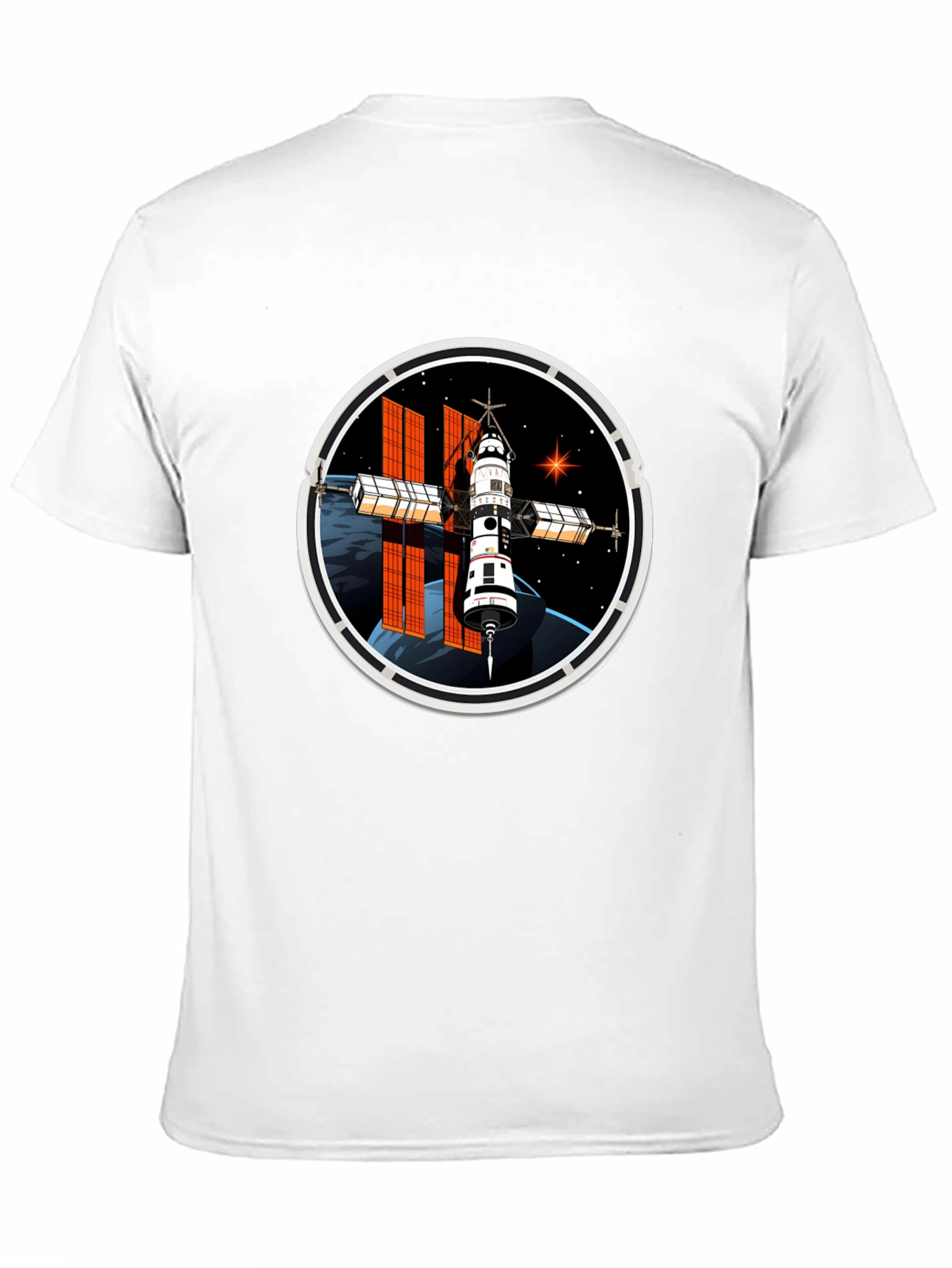 Space Station Graphic T-Shirt